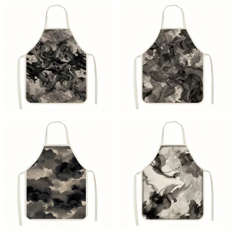 Ink Style Apron Linen Apron, Suitable For Kitchen Cooking, Parent-Child Interaction, Painting And Other Scenarios
Ink Style Apron Linen Apron, Suitable For Kitchen Cooking, Parent-Child Interaction, Painting And Other Scenarios