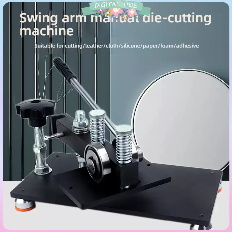 Manual Arm-Type Die Cutting Press - Leather Fabric Silicone Cutter, Bench-Top Press Machine for Custom Crafting 12MM Stroke
Manual Arm-Type Die Cutting Press - Leather Fabric Silicone Cutter, Bench-Top Press Machine for Custom Crafting 12MM Stroke
