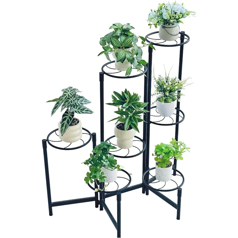 Corner Shlf Patio 7 Tier Metal Plant Stand Indoor Outdoor Tall Metal Flower Pot Stands for Multiple Plants Heavy Duty Plant Shel
Corner Shlf Patio 7 Tier Metal Plant Stand Indoor Outdoor Tall Metal Flower Pot Stands for Multiple Plants Heavy Duty Plant Shel