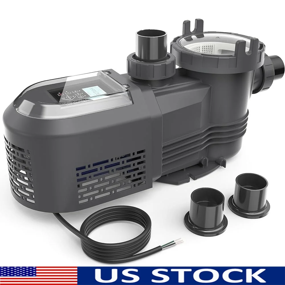 Насос для бассейна с переменной скоростью 2HP 220V 10566GPH Энергоэффективная самовсасывающая интеллектуальная система фильтрации с высоким расходом внутри над землей
Насос для бассейна с переменной скоростью 2HP 220V 10566GPH Энергоэффективная самовсасывающая интеллектуальная система фильтрации с высоким расходом внутри над землей