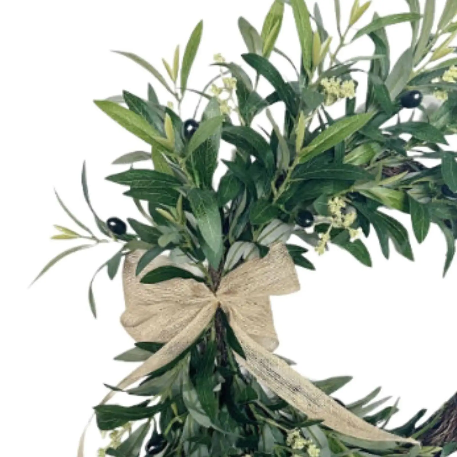 Artificial Olive Branch Wreath 45cm Round Decor for Front Door Indoor Porch House Entrance Festival
Artificial Olive Branch Wreath 45cm Round Decor for Front Door Indoor Porch House Entrance Festival