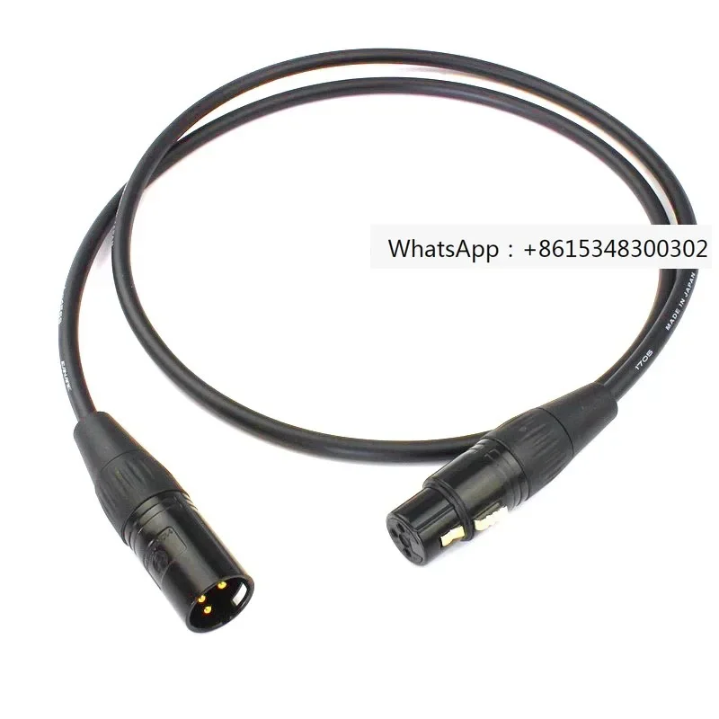 Japanese Kanami audio signal cab le XLR fever grade balanced c able microphone cable
Japanese Kanami audio signal cab le XLR fever grade balanced c able microphone cable