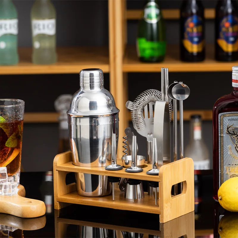 350 мл 550 мл Набор коктейлей-шейкеров с бамбуковой стойкой Барный набор Набор бармена
350 мл 550 мл Набор коктейлей-шейкеров с бамбуковой стойкой Барный набор Набор бармена