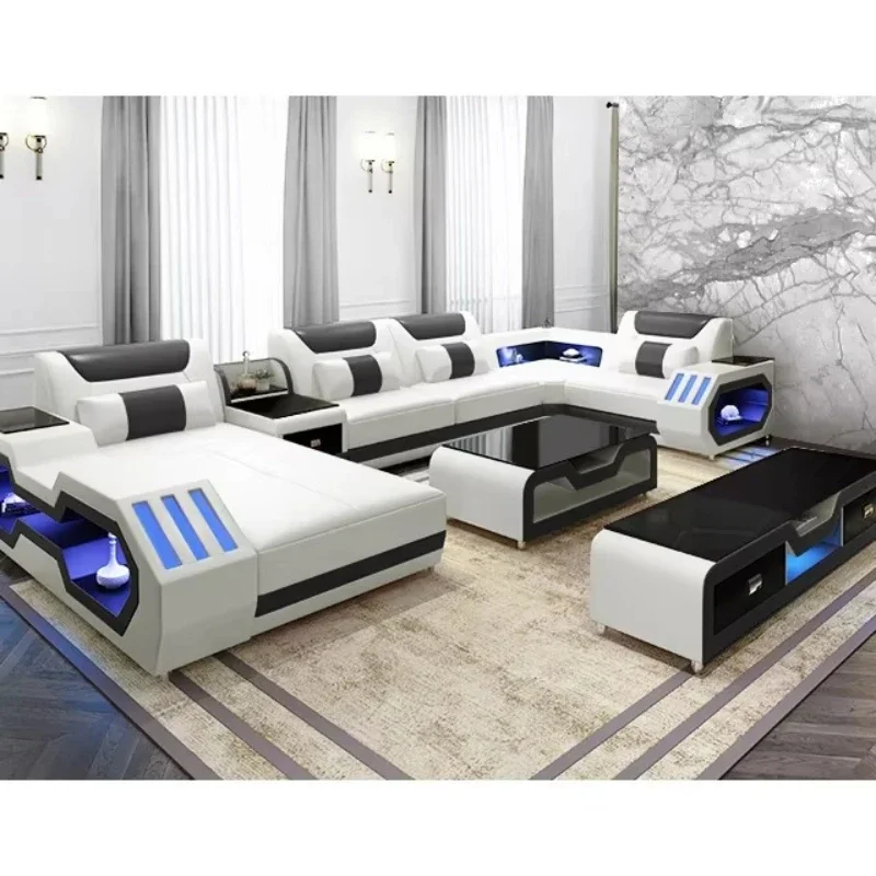 Furniture sofa set Modern intelligent luxury furniture, sofa combination set L-shaped living room furniture sofa living room
Furniture sofa set Modern intelligent luxury furniture, sofa combination set L-shaped living room furniture sofa living room