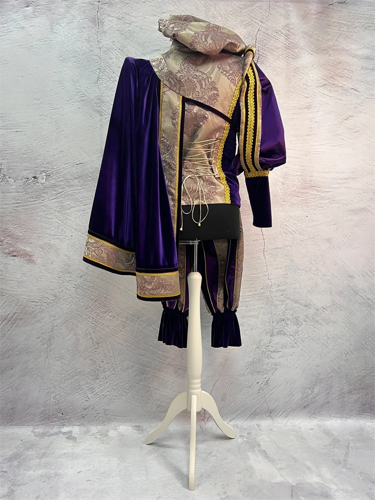 Tudor King Elizabethan Costume Men Royal Historical Medieval Renaissance Henry Cosplay Ball Gown with Cape
Tudor King Elizabethan Costume Men Royal Historical Medieval Renaissance Henry Cosplay Ball Gown with Cape
