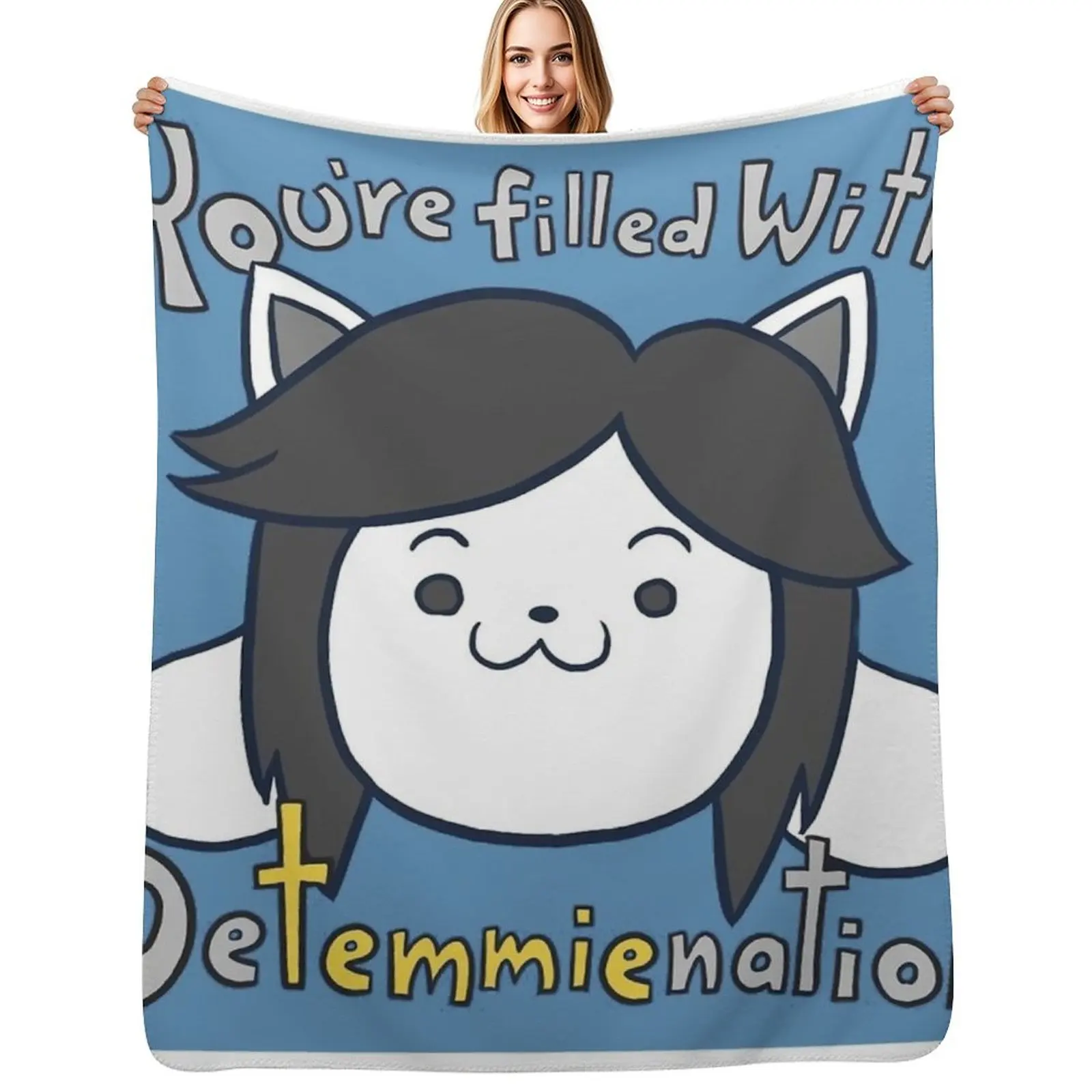 You're filled with Detemmienation Throw Blanket Cozy Sofa Blanket for TV Watching Napping
You're filled with Detemmienation Throw Blanket Cozy Sofa Blanket for TV Watching Napping