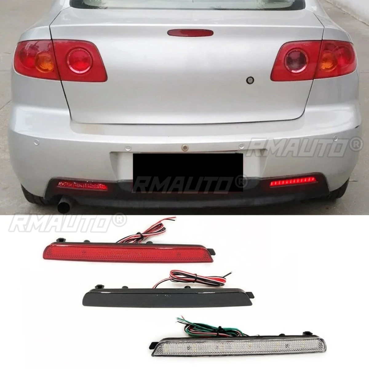 For Mazda 2 3 8 Rear Bumper Light LED Rear Bumper Brake Fog Light Left Right Rear LED Taillight
For Mazda 2 3 8 Rear Bumper Light LED Rear Bumper Brake Fog Light Left Right Rear LED Taillight