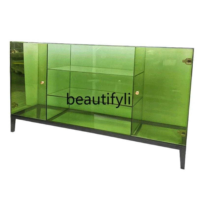 55Modern and simple, end view table hanging painting ornaments acrylic side cabinet
55Modern and simple, end view table hanging painting ornaments acrylic side cabinet