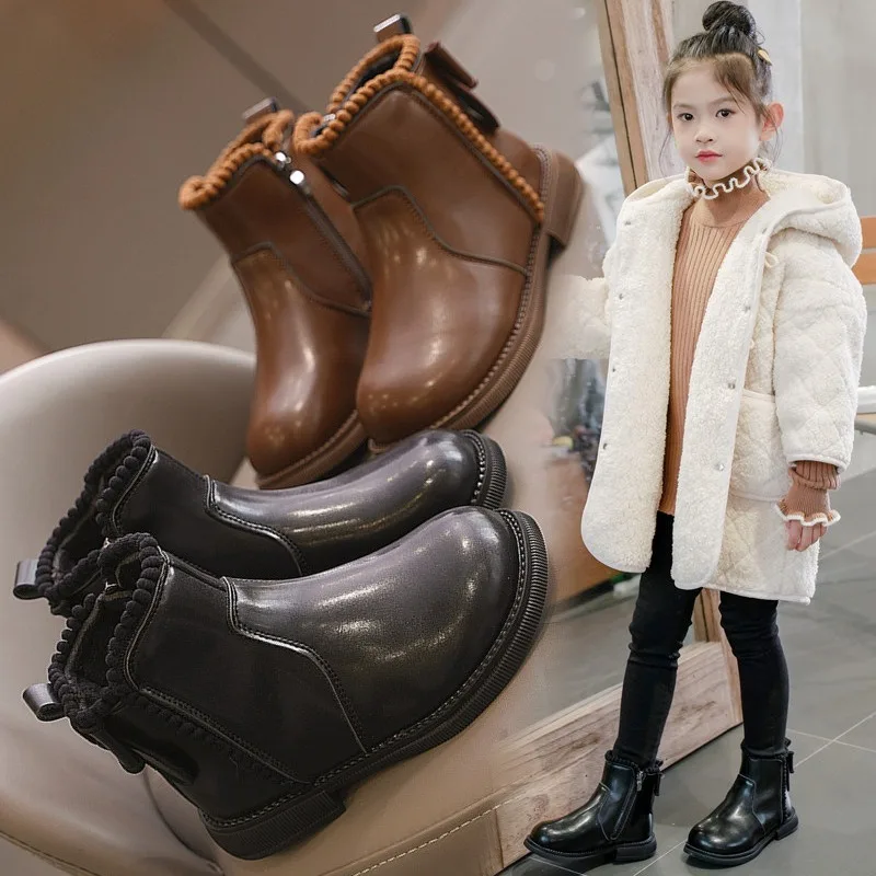 Childs Boots 202 Winter New British Style Boot Irls Fashiona Casual Ankle Boot for Boys and Girls, Anti Slip Comforta Warm Boots
Childs Boots 202 Winter New British Style Boot Irls Fashiona Casual Ankle Boot for Boys and Girls, Anti Slip Comforta Warm Boots