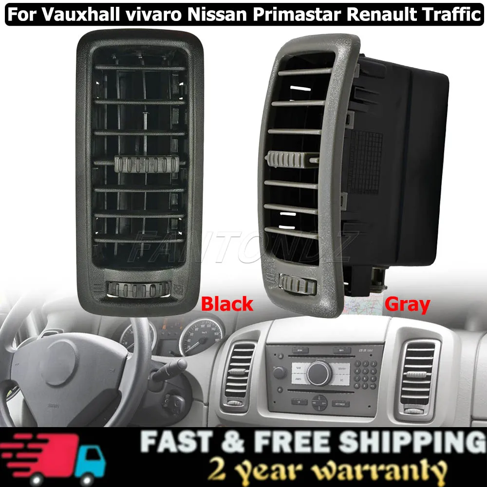 For Vauxhall vivaro Nissan Primastar Renault Traffic Dash Air Vent Black Or Gray Heating Grille Diffuser Center Panel 7701054458
For Vauxhall vivaro Nissan Primastar Renault Traffic Dash Air Vent Black Or Gray Heating Grille Diffuser Center Panel 7701054458
