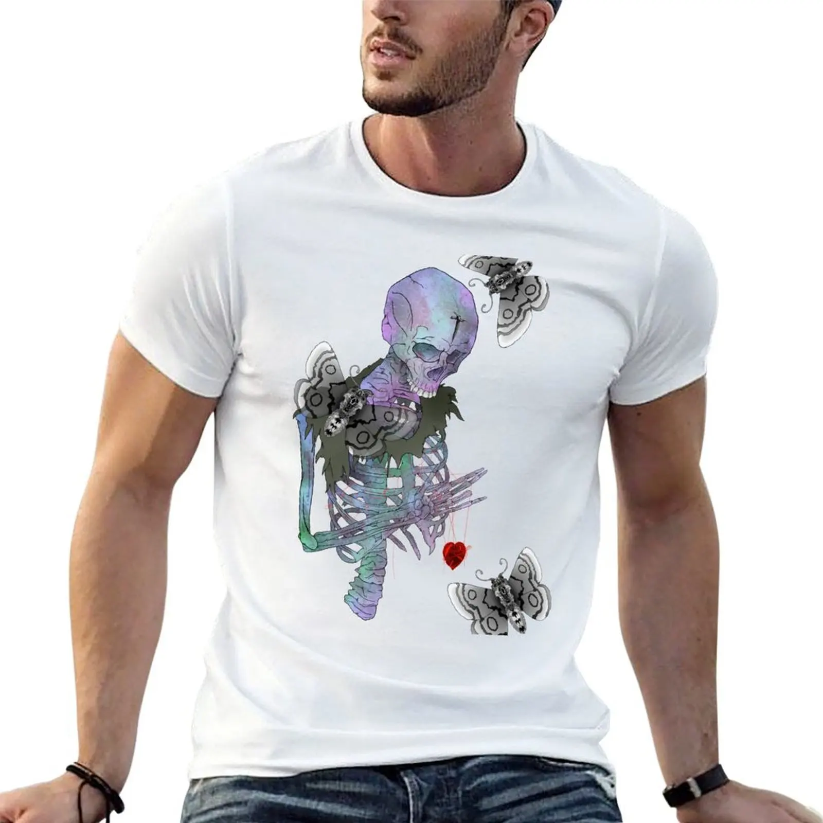 Death and Bones T-Shirt men t shirt cotton 100% t shirts for man slim fit T-Shirt 
Death and Bones T-Shirt men t shirt cotton 100% t shirts for man slim fit T-Shirt