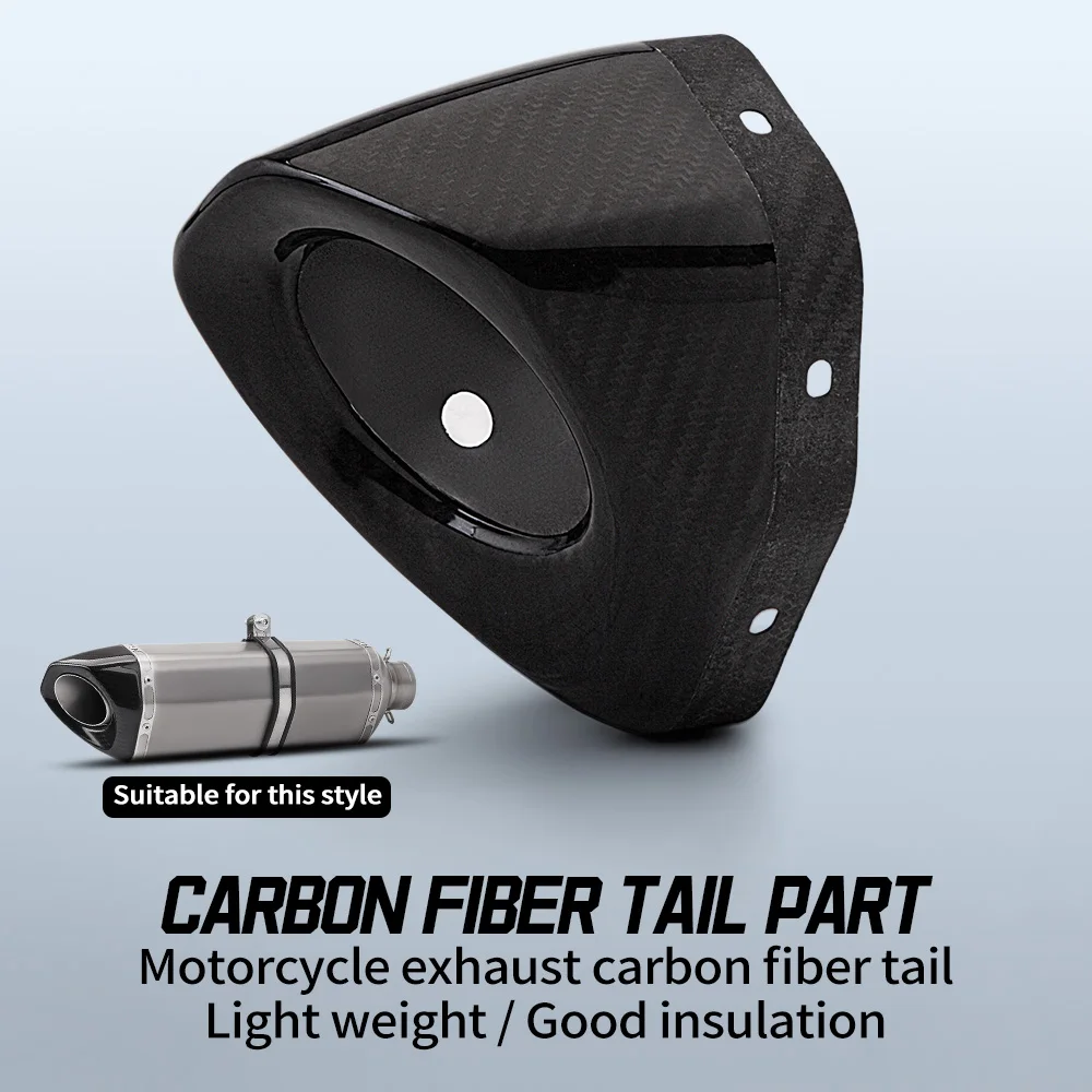 Suitable for motorcycle exhaust carbon fiber tail parts, lightweight/good thermal insulation carbon fiber tail cover
Suitable for motorcycle exhaust carbon fiber tail parts, lightweight/good thermal insulation carbon fiber tail cover