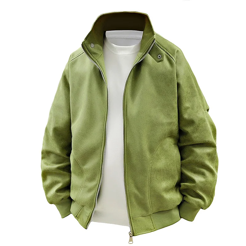 Men's new spring autumn handsome leather jacket zipper slim new fashion men PU leather suede casual coat Coat Leather jacket
Men's new spring autumn handsome leather jacket zipper slim new fashion men PU leather suede casual coat Coat Leather jacket