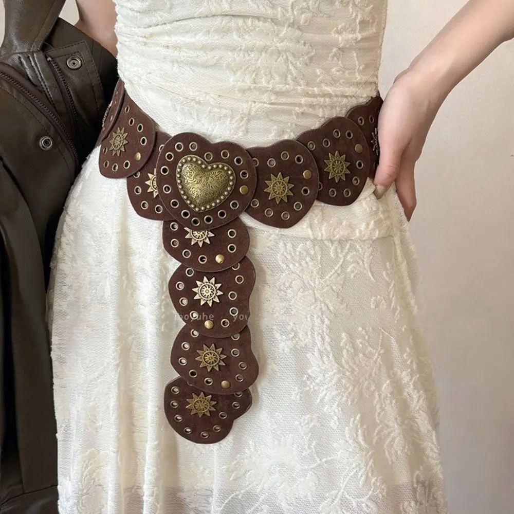 Индивидуальные ремни с металлическими сердечками Y2K, полые металлические ремни с заклепками, джинсы из искусственной кожи, декор, ковбойский пояс для женщин
Индивидуальные ремни с металлическими сердечками Y2K, полые металлические ремни с заклепками, джинсы из искусственной кожи, декор, ковбойский пояс для женщин