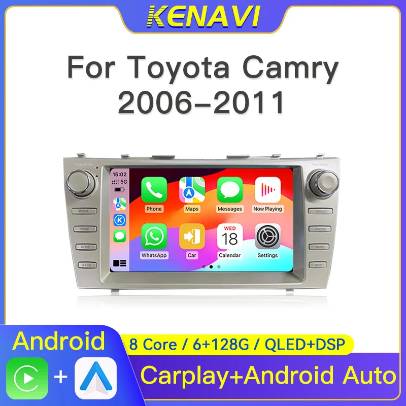 Оригинальный автомобильный радиоприемник с Android 2 Din для Toyota Camry 7 XV 40 50 2006-2011, мультимедийный видеоплеер, навигация, GPS Carplay, автомагнитола с экраном, без DVD
Оригинальный автомобильный радиоприемник с Android 2 Din для Toyota Camry 7 XV 40 50 2006-2011, мультимедийный видеоплеер, навигация, GPS Carplay, автомагнитола с экраном, без DVD