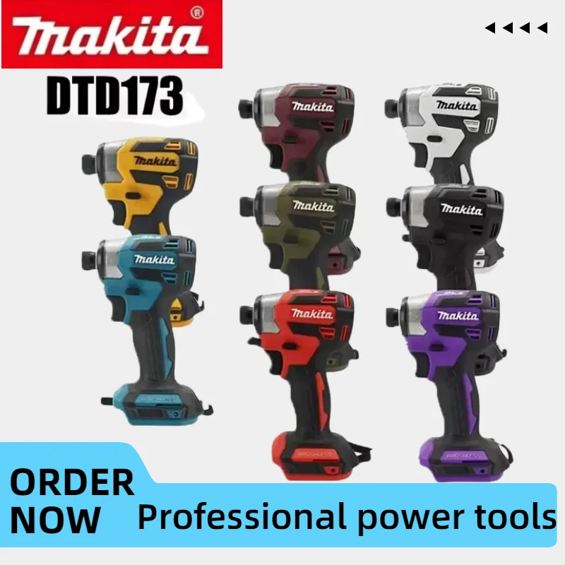 Makita DTD173 High Torque 180Nm T-Mode Brushless Impact Driver Cordless Rechargeable Drill for Wood Screws and Heavy Bolts
Makita DTD173 High Torque 180Nm T-Mode Brushless Impact Driver Cordless Rechargeable Drill for Wood Screws and Heavy Bolts