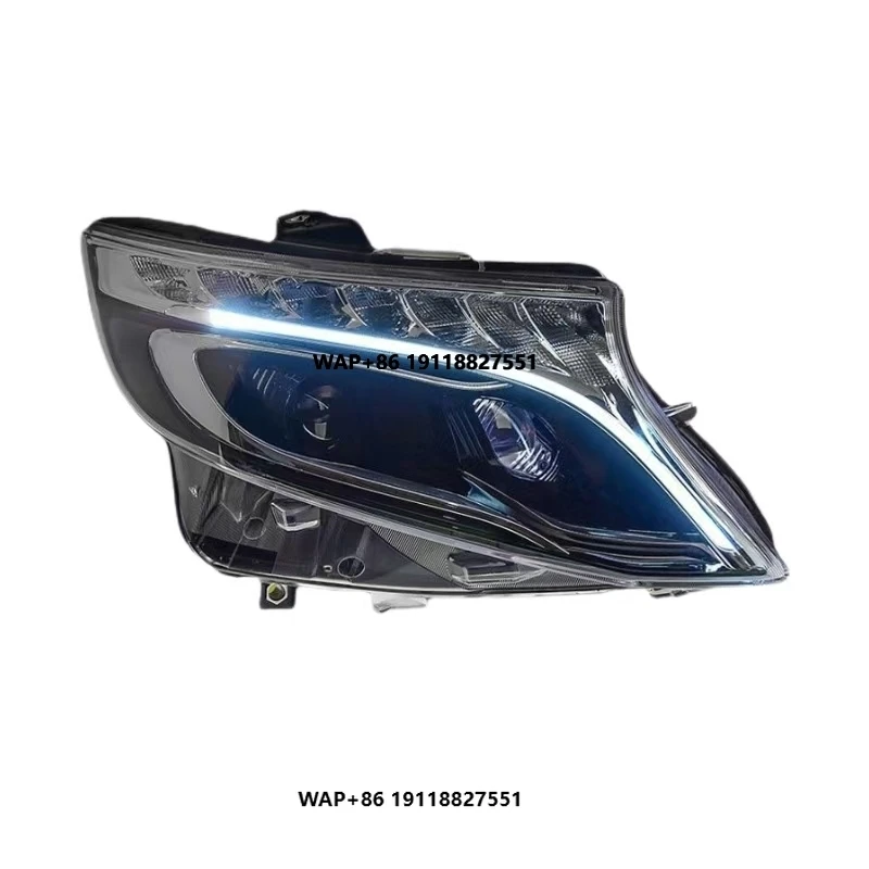 New Blue LED Headlight Assembly with LED Daytime Running Lights V260S Vito Headlights for6000k Color Temperature
New Blue LED Headlight Assembly with LED Daytime Running Lights V260S Vito Headlights for6000k Color Temperature
