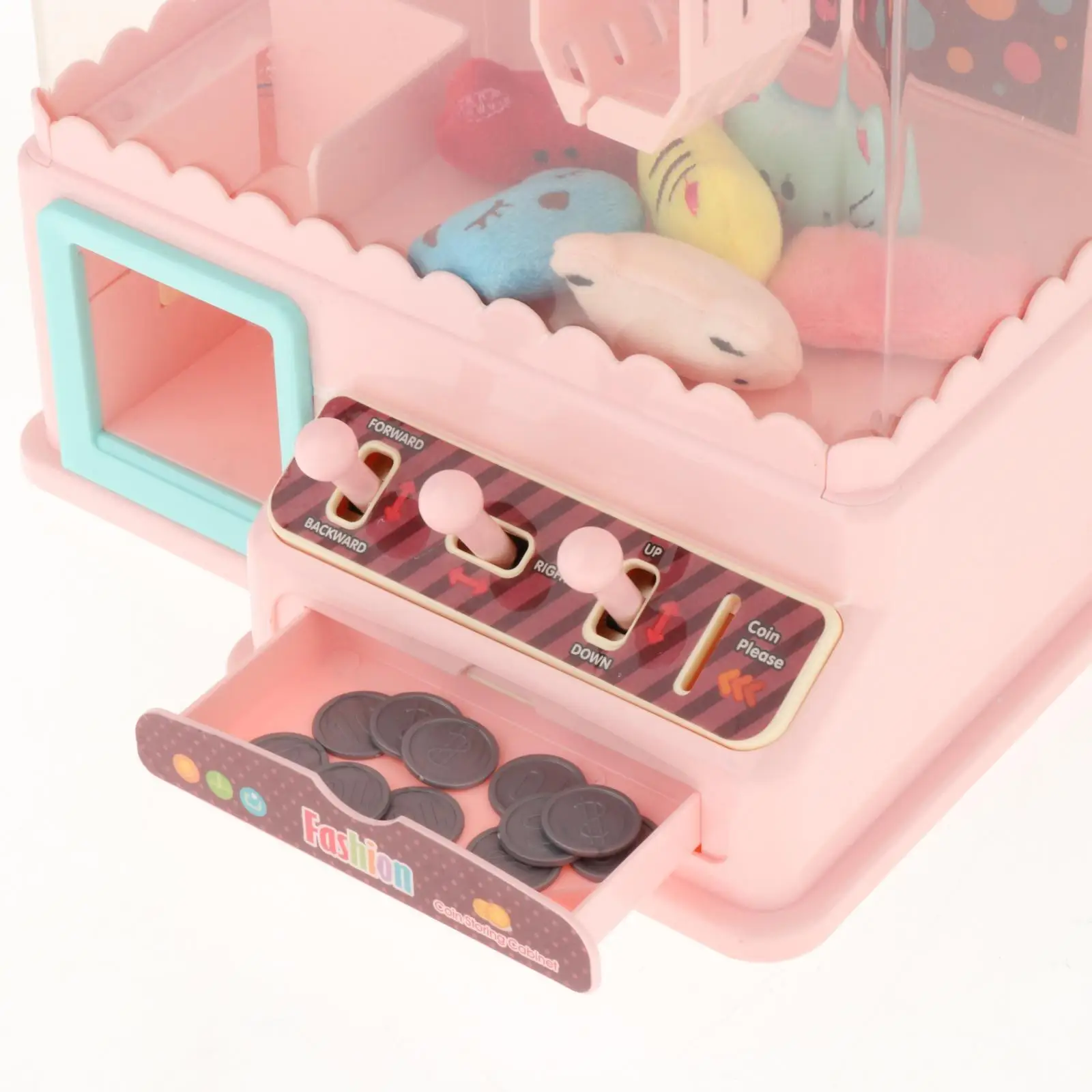 Rechargeable Claw Machine with 6 Dolls Play House Dollhouse Gifts Girl Grab Doll
Rechargeable Claw Machine with 6 Dolls Play House Dollhouse Gifts Girl Grab Doll