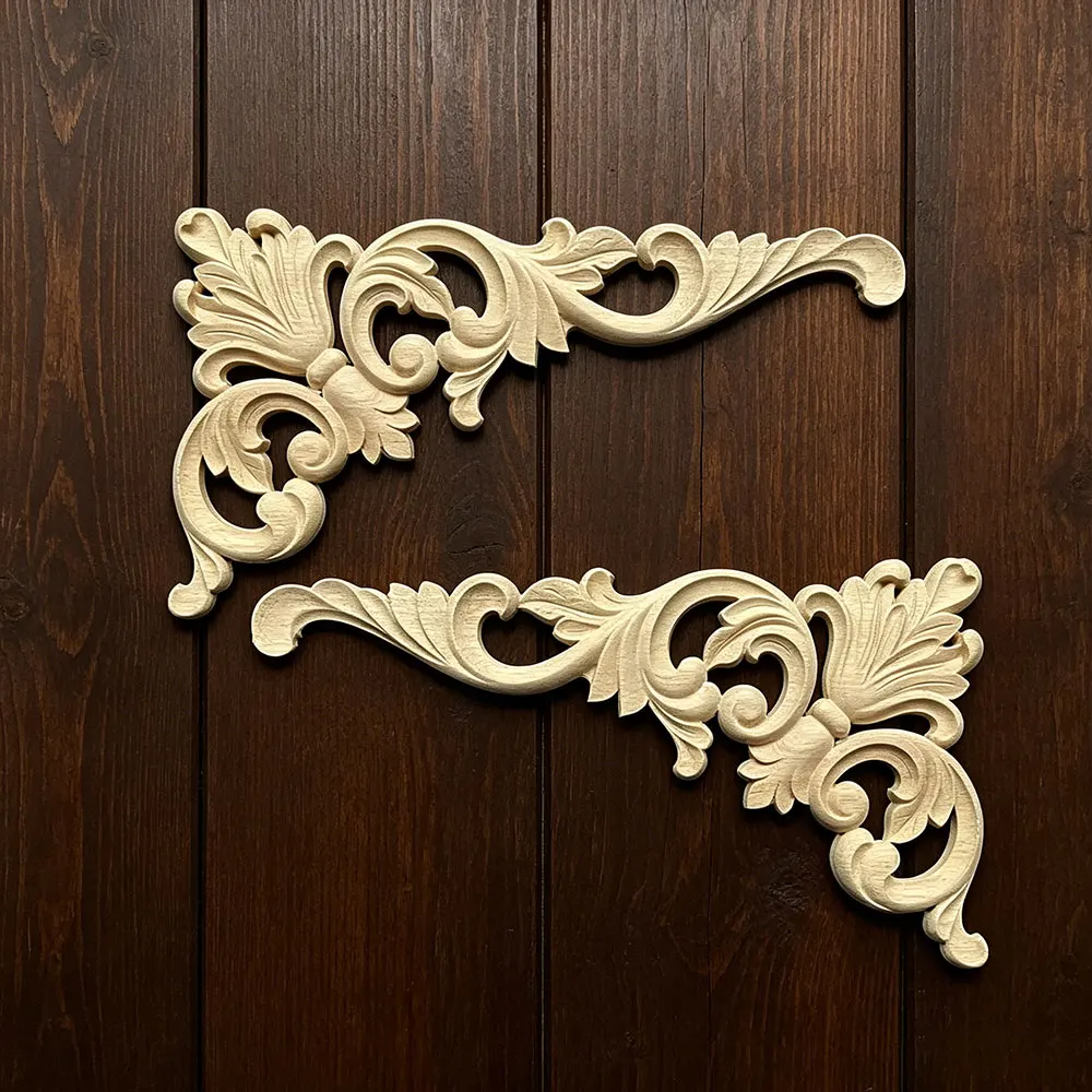 2PCS 30CM Vintage Unpainted Wood Carved Decal Corner Onlay Applique Frame Home Decoration Furniture Wall Decor Crafts
2PCS 30CM Vintage Unpainted Wood Carved Decal Corner Onlay Applique Frame Home Decoration Furniture Wall Decor Crafts