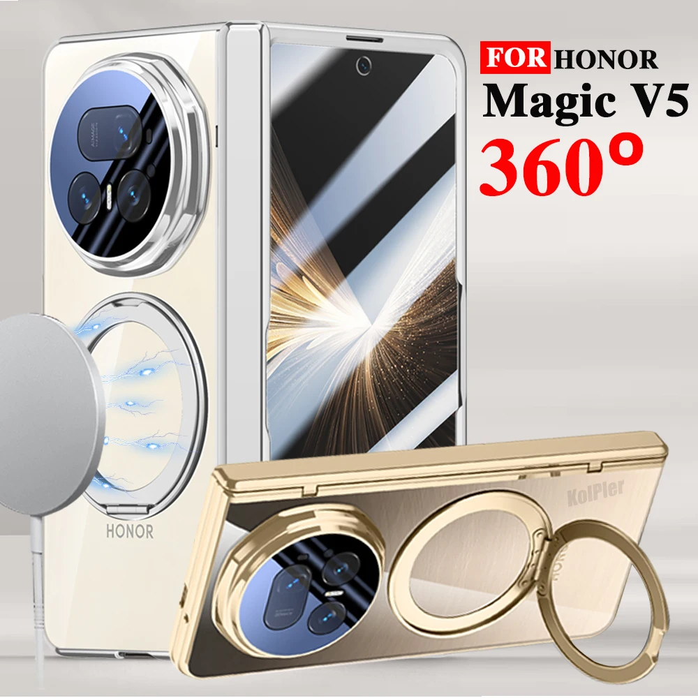 Роскошный прозрачный чехол-держатель для Huawei HONOR Magic V5, магнитная стеклянная пленка, защита от отпечатков пальцев, твердая подставка, задняя крышка
Роскошный прозрачный чехол-держатель для Huawei HONOR Magic V5, магнитная стеклянная пленка, защита от отпечатков пальцев, твердая подставка, задняя крышка