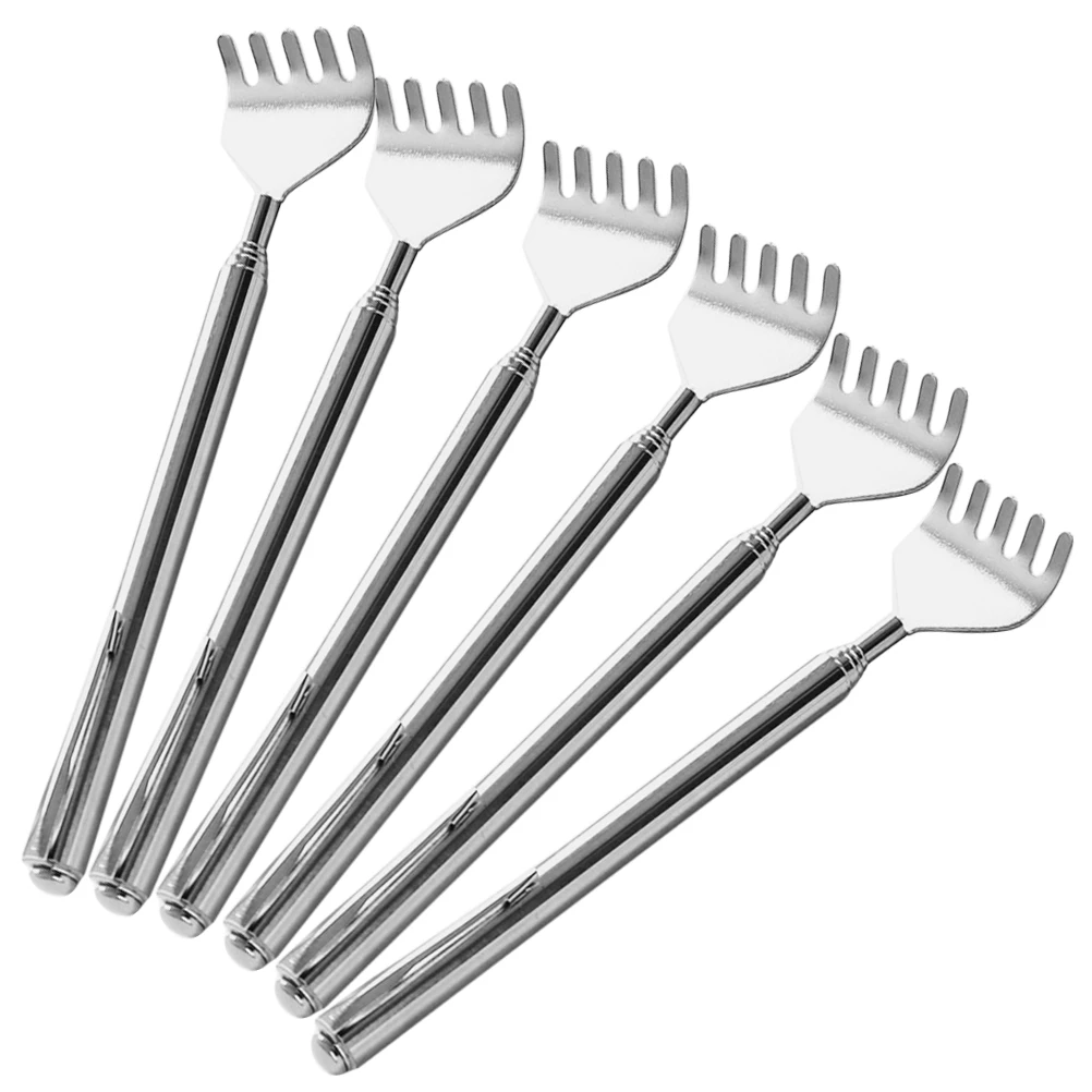 6 Pcs Kids Telescopic Tickle Rake Hand Scratcher for Back Stainless Steel Portable
6 Pcs Kids Telescopic Tickle Rake Hand Scratcher for Back Stainless Steel Portable