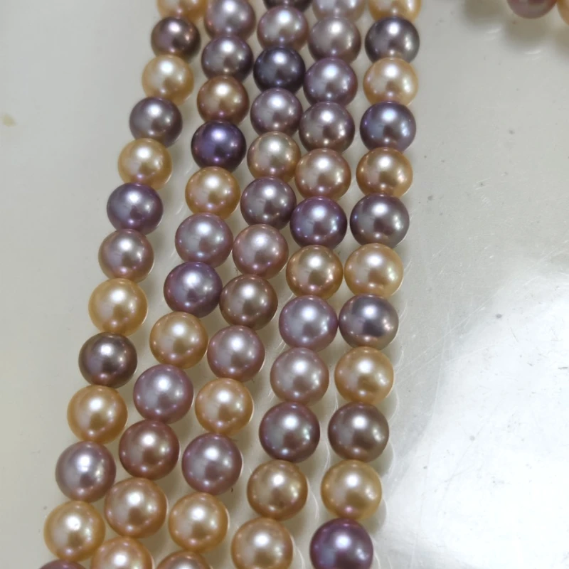 Natural 10-11mm Rainbow Pearl Necklace, 925 Sterling Silver, Special Gift for Wife/Mother
Natural 10-11mm Rainbow Pearl Necklace, 925 Sterling Silver, Special Gift for Wife/Mother