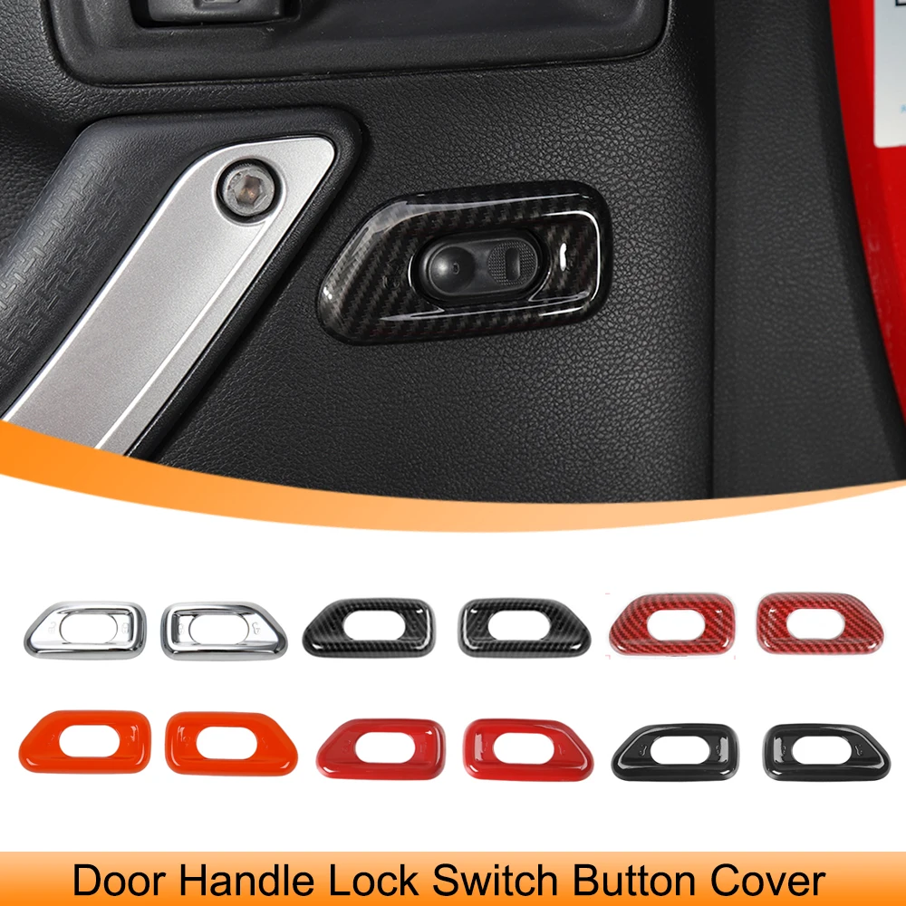 Car Door Lock Switch Button Decoration Cover Trim for Jeep Wrangler JK 2011 2012 2013 2014 2015 2016 2017 Interior Accessories
Car Door Lock Switch Button Decoration Cover Trim for Jeep Wrangler JK 2011 2012 2013 2014 2015 2016 2017 Interior Accessories