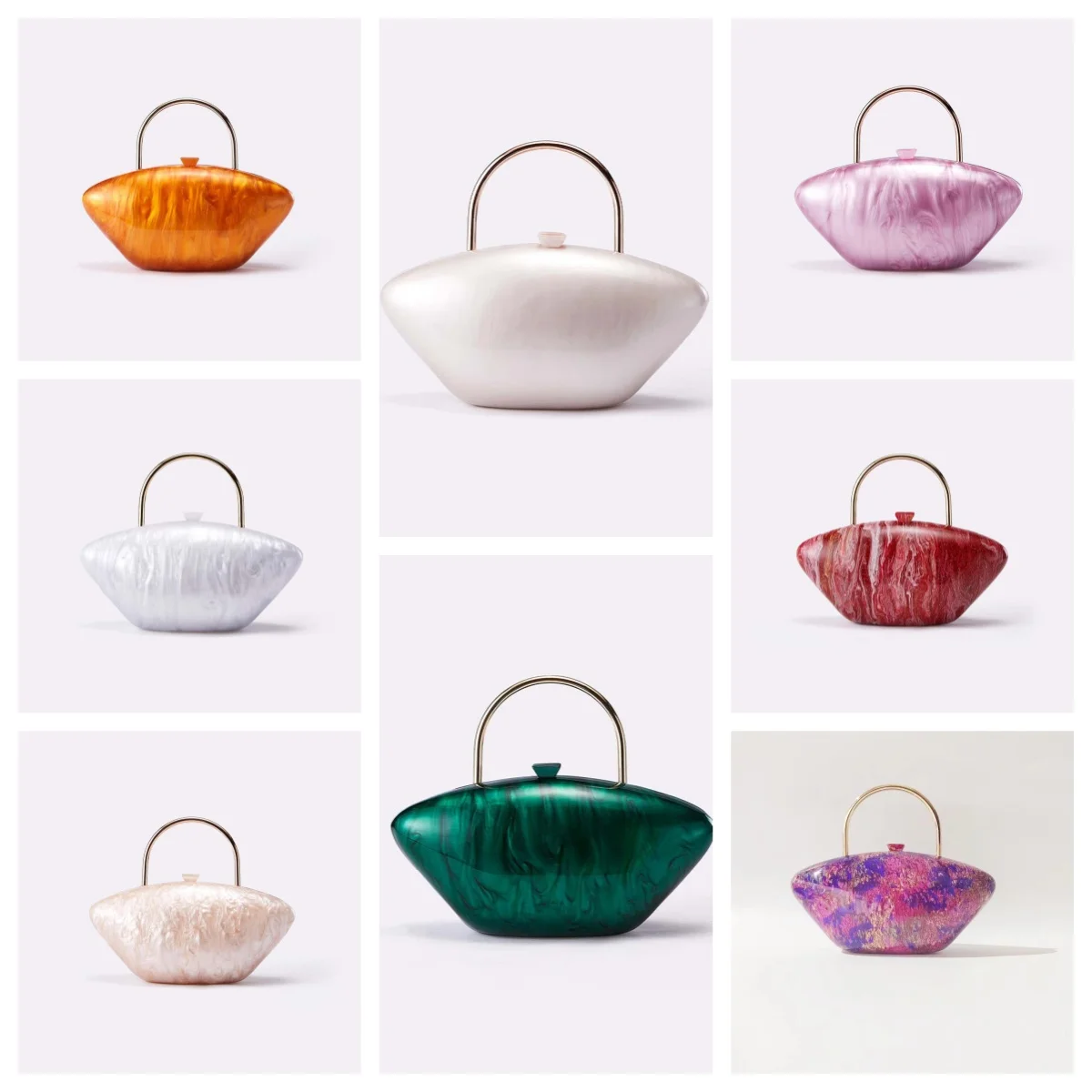 Designer Solid Shell Wedding Party Clutch Purse Dress Banquet Handbag Brand Wallet Stylish Women Acrylic Evening Messenger Bag
Designer Solid Shell Wedding Party Clutch Purse Dress Banquet Handbag Brand Wallet Stylish Women Acrylic Evening Messenger Bag