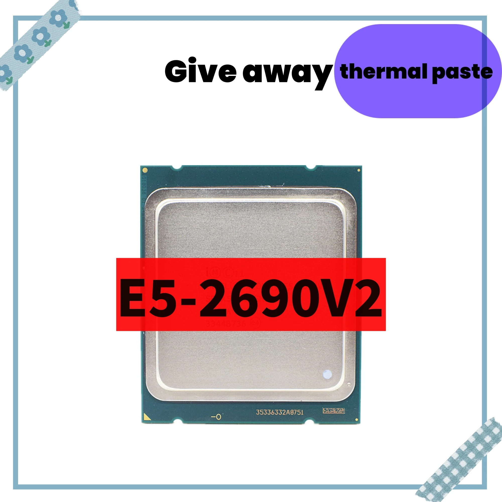 Процессор Xeon E5 2690 V2 2690V2, 3,0 ГГц, 25 МБ кэш-памяти, серверный процессор LGA 2011 SR1A5
Процессор Xeon E5 2690 V2 2690V2, 3,0 ГГц, 25 МБ кэш-памяти, серверный процессор LGA 2011 SR1A5