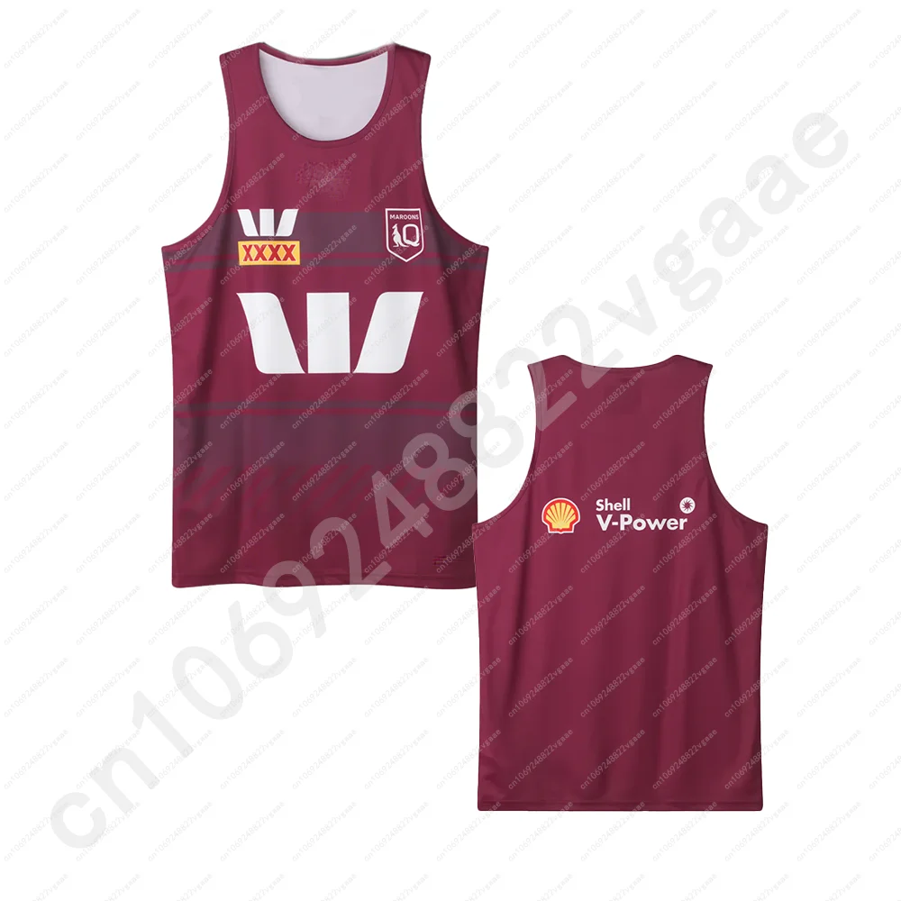 Лидер продаж 202, QLD Maroons, мужской тренировочный однолинейный трикотаж для регби, спортивный дышащий быстросохнущий жилет для отдыха на открытом воздухе
Лидер продаж 202, QLD Maroons, мужской тренировочный однолинейный трикотаж для регби, спортивный дышащий быстросохнущий жилет для отдыха на открытом воздухе