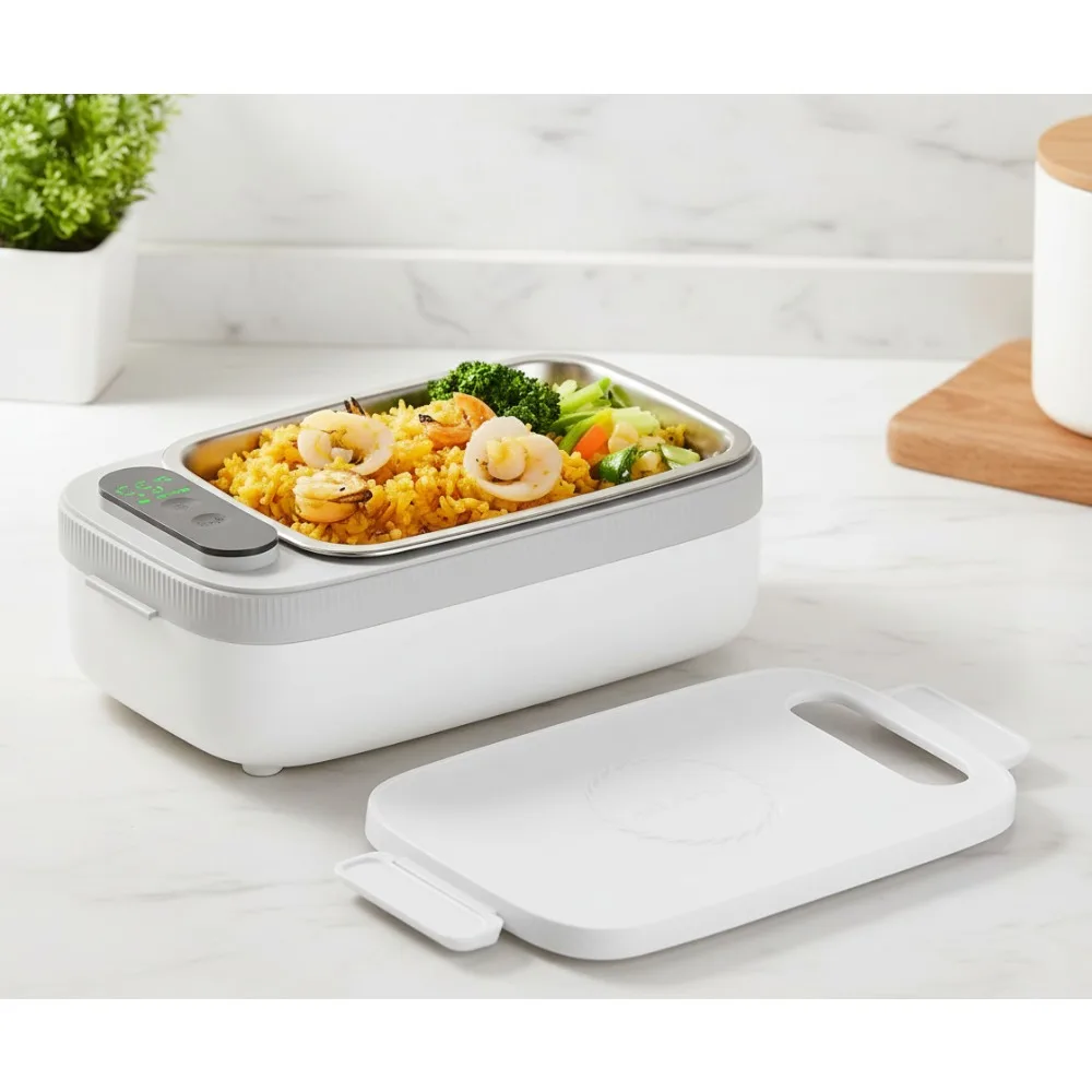 Cordless Electric Lunch Box 14000mAh Auto Heated 1L Portable Self-Heating Food Warmer for Adults Car Office Travel
Cordless Electric Lunch Box 14000mAh Auto Heated 1L Portable Self-Heating Food Warmer for Adults Car Office Travel