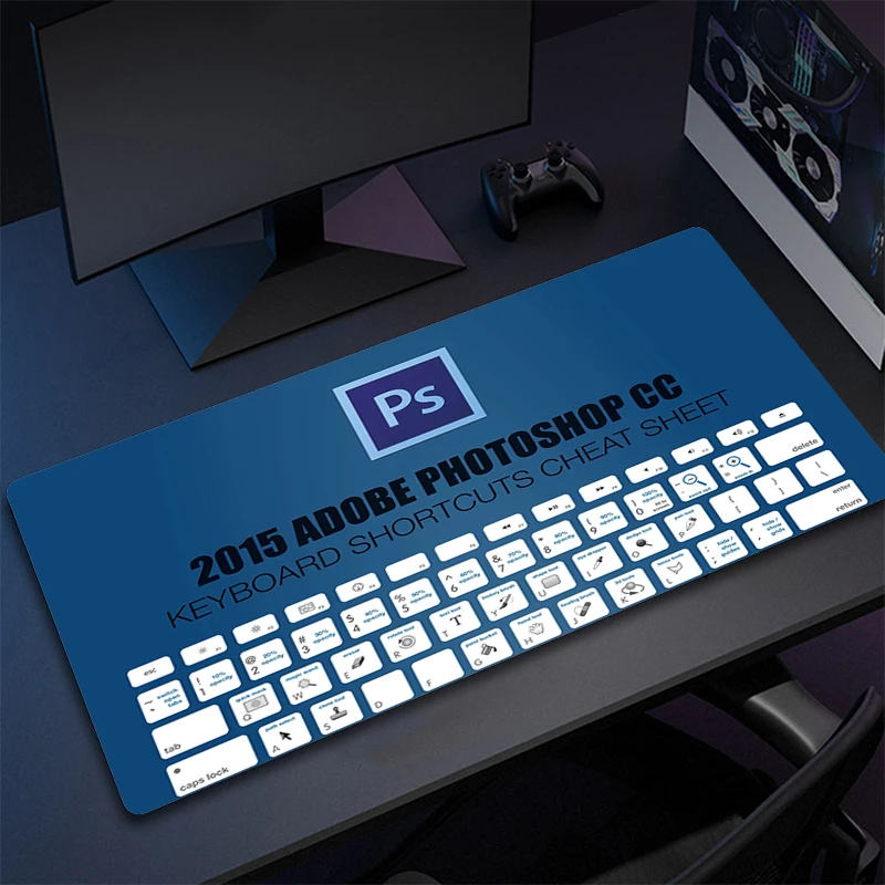 HD Print Large Gaming Mouse Mat Keyboard Shortcuts Non-Slip Mousepad Gamer Rubber Computer Mouse Pad Game Locking Edge Desk Mat
HD Print Large Gaming Mouse Mat Keyboard Shortcuts Non-Slip Mousepad Gamer Rubber Computer Mouse Pad Game Locking Edge Desk Mat