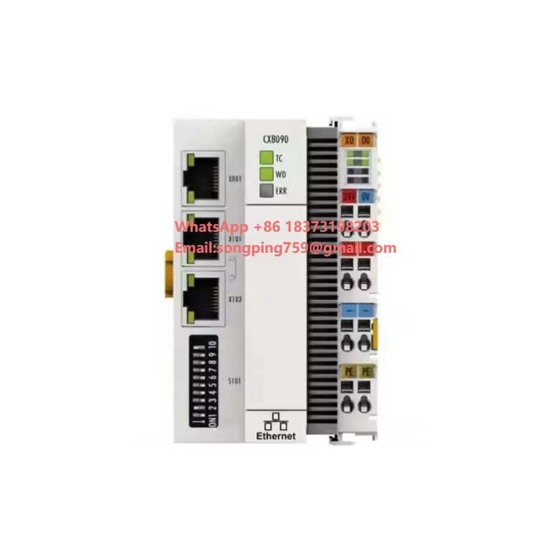 Control Cabinet Industrial PLC PC Module CX8090 Ethernet Module Programmable Logic Controller CX8090 Computer Module CX8090