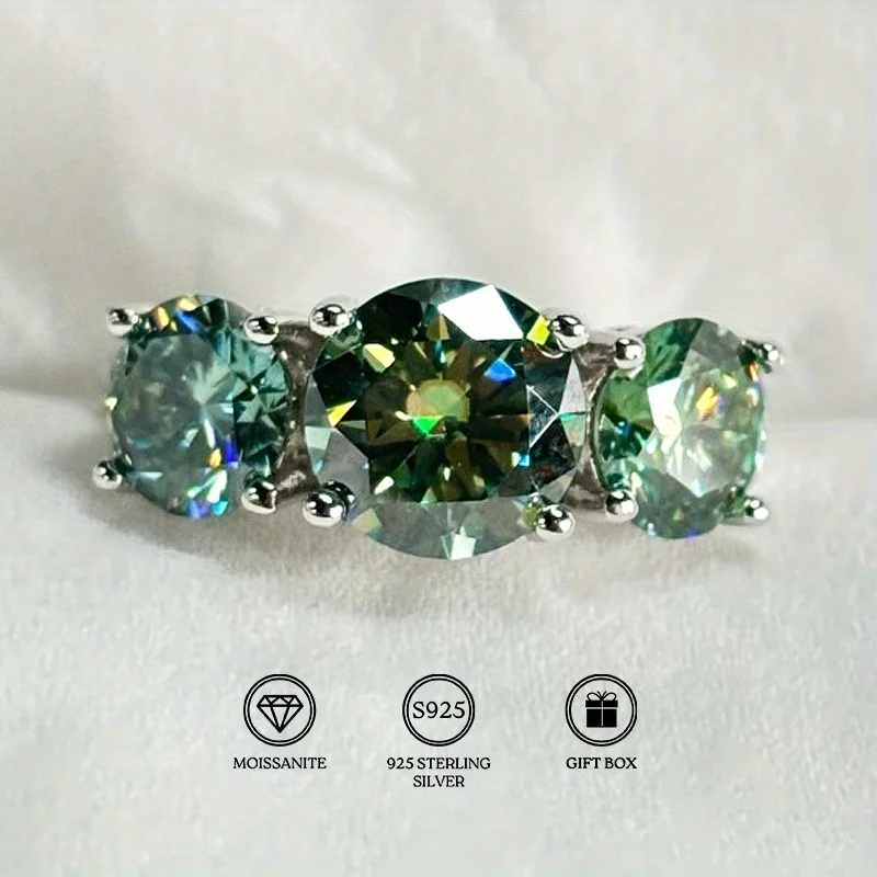 1pc 2/4Carat Elegant Green Minimalist Moissanite Ring, 925 Silver, Romantic Surprise Gift for Your Special Someone.
1pc 2/4Carat Elegant Green Minimalist Moissanite Ring, 925 Silver, Romantic Surprise Gift for Your Special Someone.