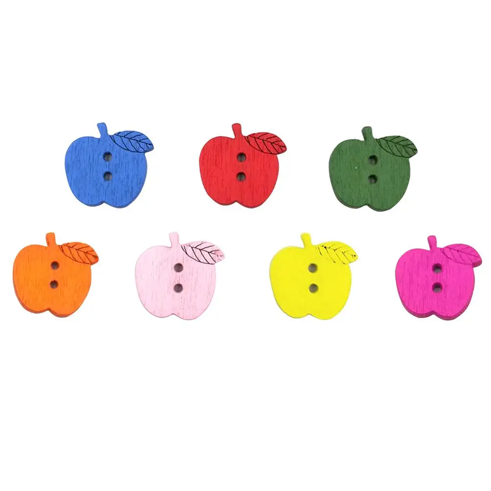 100 Pcs Wooden Buttons Apple Shaped Natural Craft Safe Paint Sewing Shoes DIY Projects Fruit Decorations H made Accessories
100 Pcs Wooden Buttons Apple Shaped Natural Craft Safe Paint Sewing Shoes DIY Projects Fruit Decorations H made Accessories