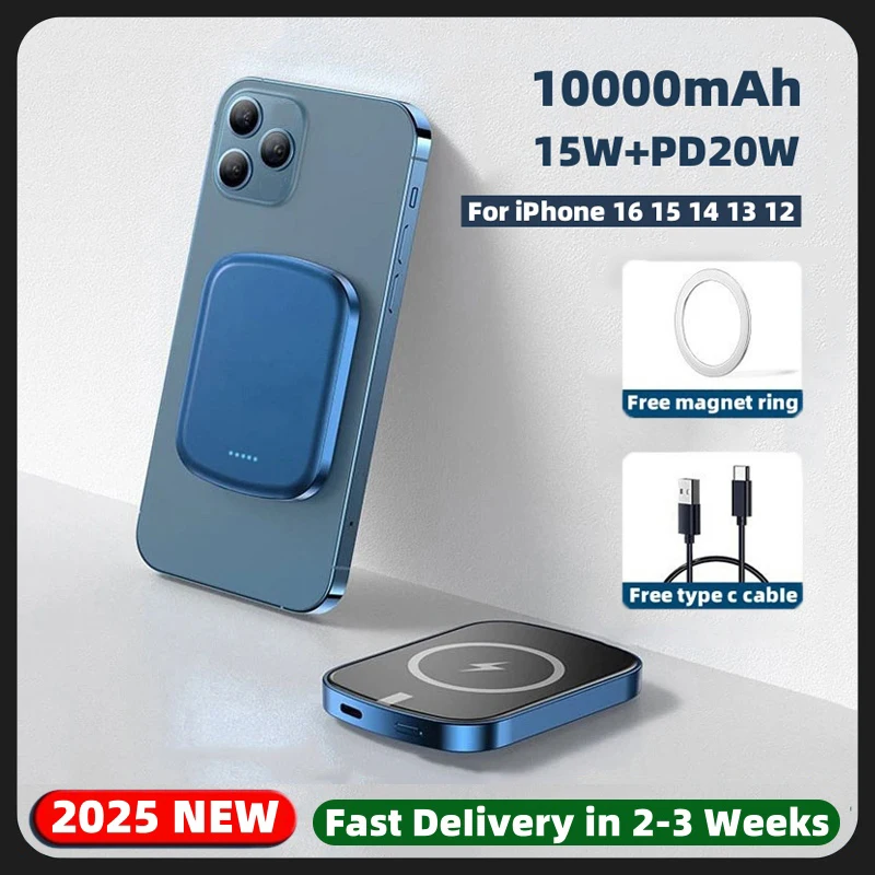 Mini Powerbank Magnetic Power Bank Portable Wireless Charger for magsafe 15W For Apple iPhone Samsung External Auxiliary Battery
Mini Powerbank Magnetic Power Bank Portable Wireless Charger for magsafe 15W For Apple iPhone Samsung External Auxiliary Battery