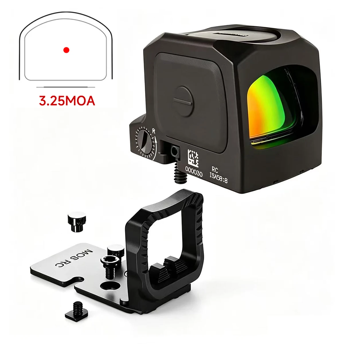 NEW Tactical RC* 3.25moa Red Dot Sight Closed Reflex Red Dot High Quality Holographic Scope RM Footprint for Hunting Sports
NEW Tactical RC* 3.25moa Red Dot Sight Closed Reflex Red Dot High Quality Holographic Scope RM Footprint for Hunting Sports
