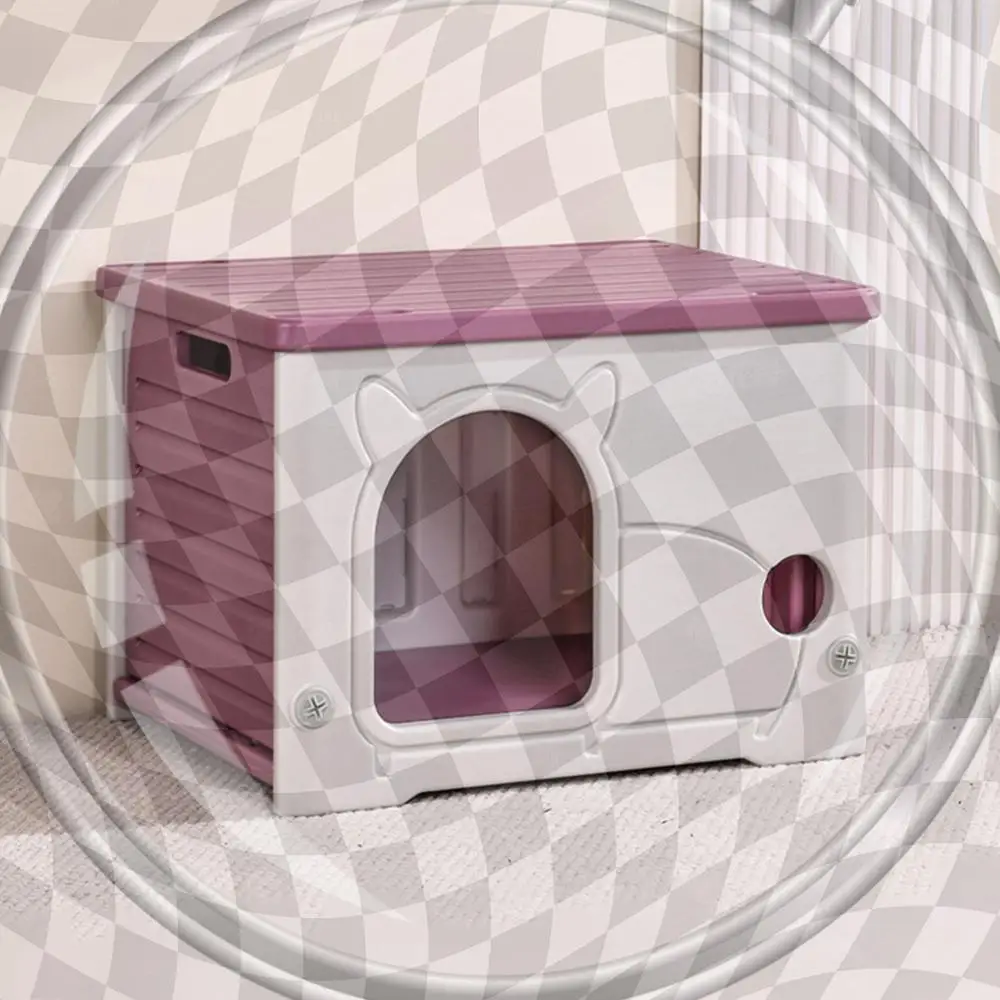 Outdoor Cat House Rainproof Shelter Stray Four Seasons Cozy House for Small Pets Outdoor Kitten Nest
Outdoor Cat House Rainproof Shelter Stray Four Seasons Cozy House for Small Pets Outdoor Kitten Nest