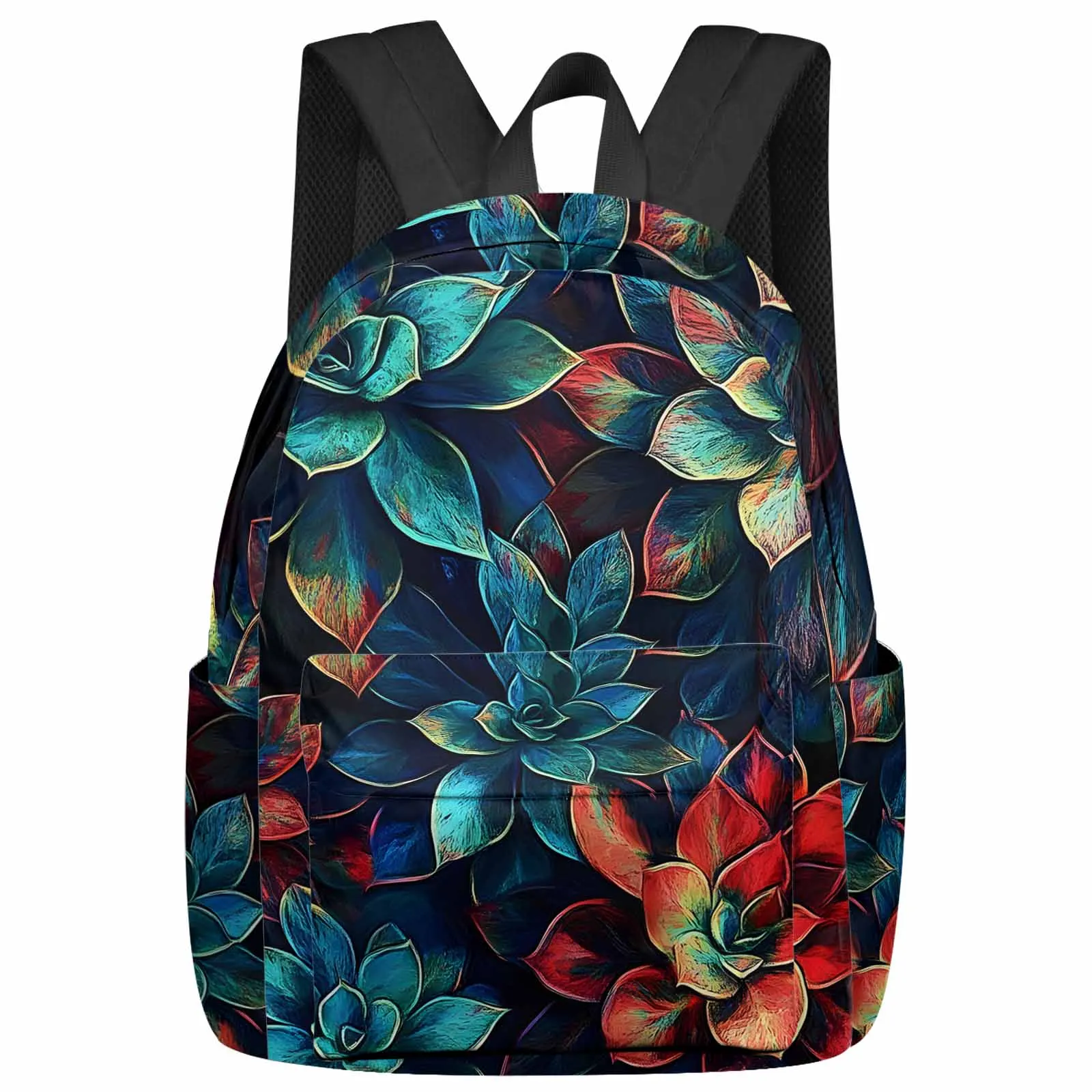 Blue Nostalgic Succulent Plant Backpack School Bags for Teenagers Students Laptop Bag Women's Casual Travel Backpack
Blue Nostalgic Succulent Plant Backpack School Bags for Teenagers Students Laptop Bag Women's Casual Travel Backpack