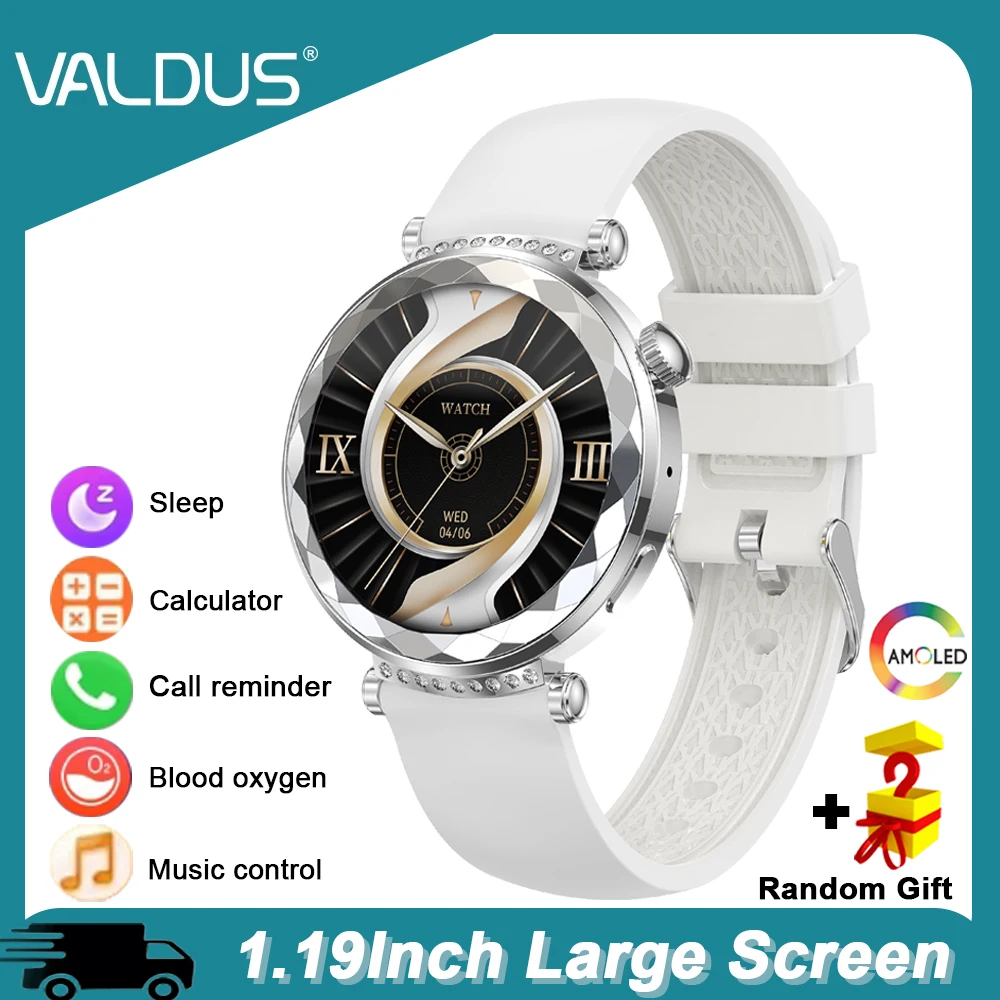 VALDUS VL66 Pro Smartwatch For Women Bluetooth Call IP68 Waterproof Full Touch AMOLED Screen Long Battery Life Sport Smart Watch
VALDUS VL66 Pro Smartwatch For Women Bluetooth Call IP68 Waterproof Full Touch AMOLED Screen Long Battery Life Sport Smart Watch