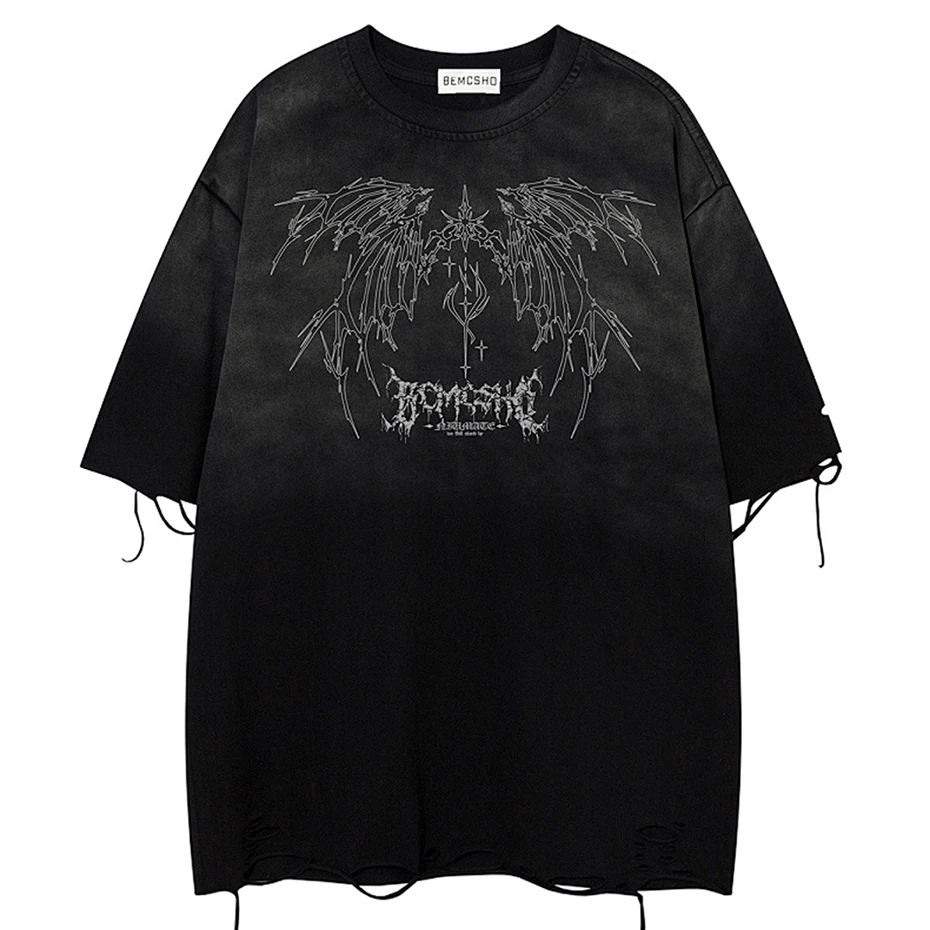 Men's T-shirt Washed Rivet Camouflage Color Block Loose Oversized Summer Black Tshirts Casual Tee Tops
Men's T-shirt Washed Rivet Camouflage Color Block Loose Oversized Summer Black Tshirts Casual Tee Tops