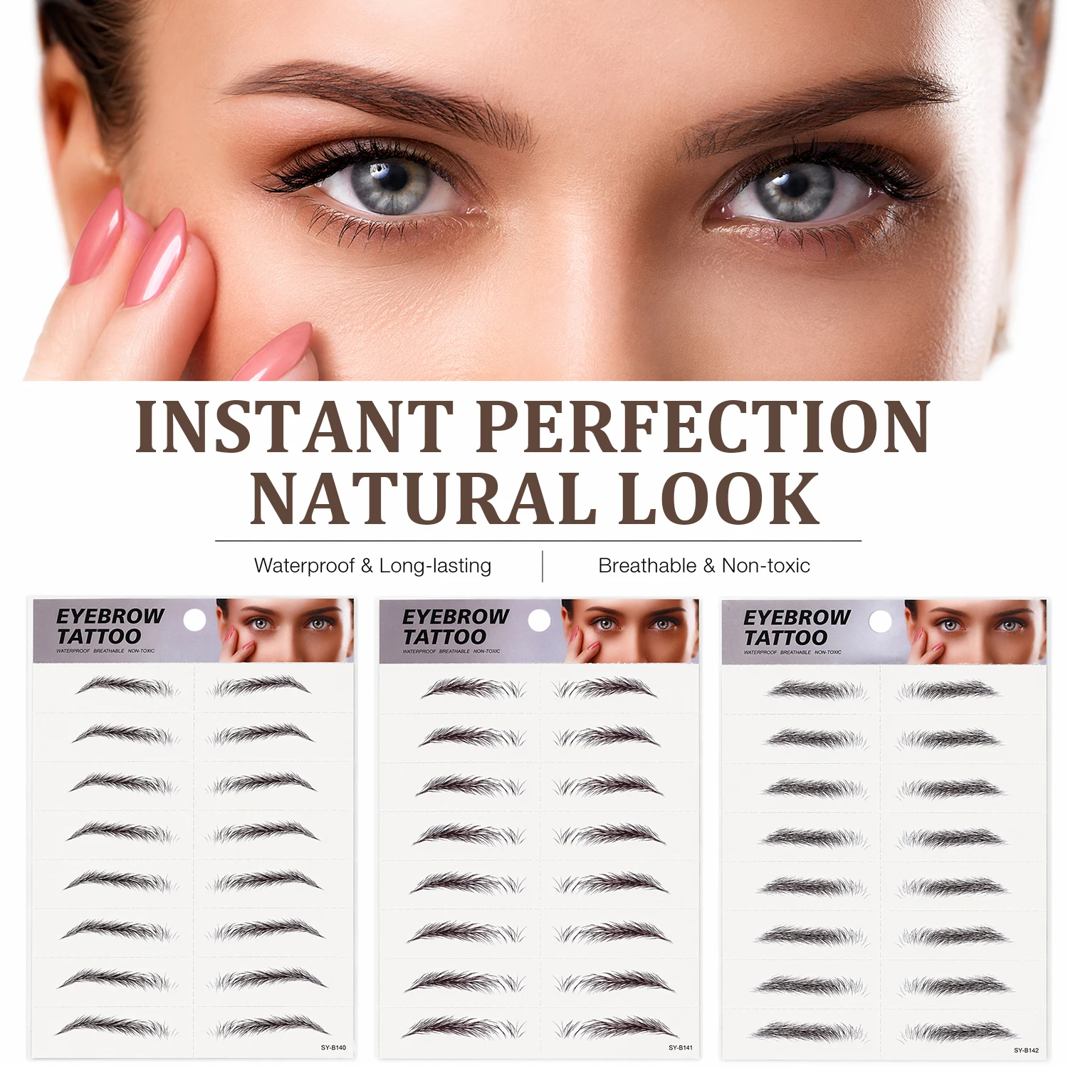 4D Hair Stroke Eyebrow Tattoo Stickers Waterproof 72h Long Lasting Natural Instant Temporary Decals natural eyebrow tattoo
4D Hair Stroke Eyebrow Tattoo Stickers Waterproof 72h Long Lasting Natural Instant Temporary Decals natural eyebrow tattoo