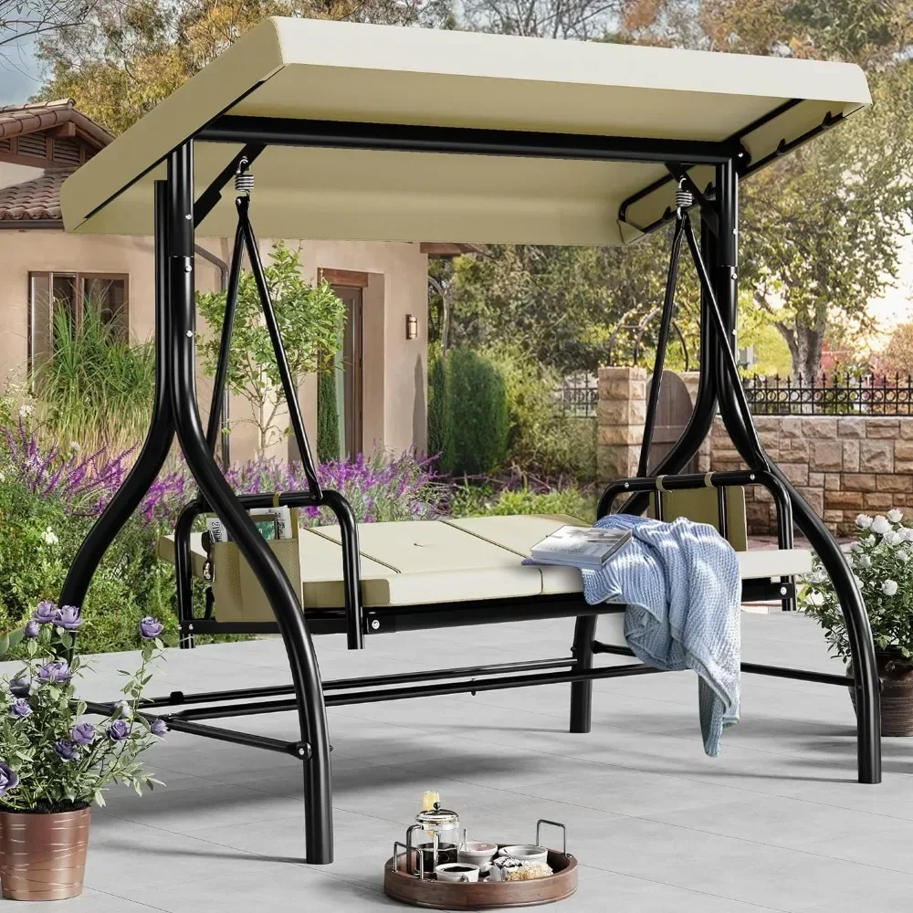 %a 3 Seats Outdoor Swings for Adults Porch Swing with Canopy Outdoor Patio Swing Heavy Duty Swing Chair with Adjustable Canopy
%a 3 Seats Outdoor Swings for Adults Porch Swing with Canopy Outdoor Patio Swing Heavy Duty Swing Chair with Adjustable Canopy