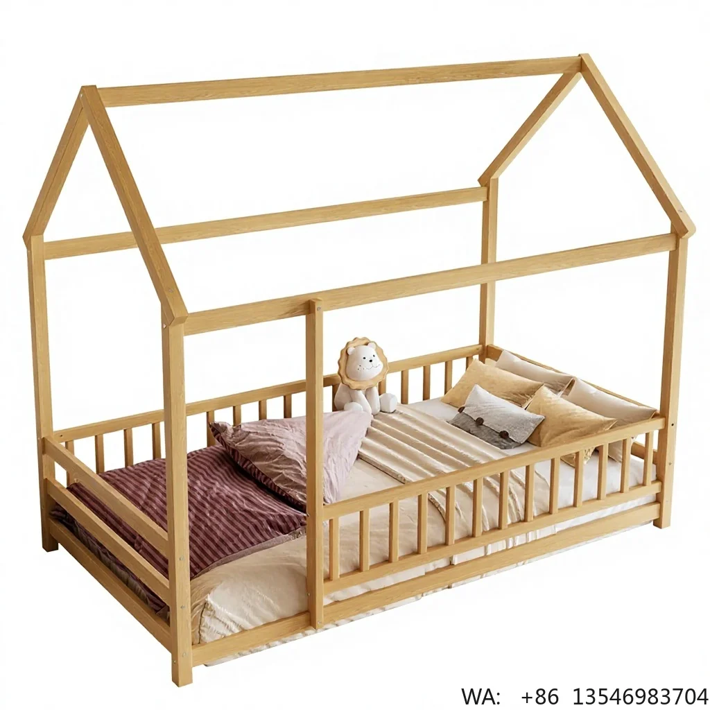 Single Size Plywood Toddler Bed Frame Eco-Friendly Stable Anti-Collision Kids Bedroom Furniture
Single Size Plywood Toddler Bed Frame Eco-Friendly Stable Anti-Collision Kids Bedroom Furniture