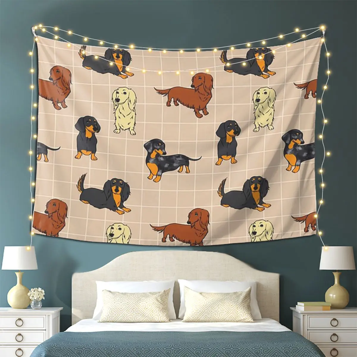 Гобелен с собакой таксы, настенный эстетический домашний декор, гобелены для гостиной, спальни
Гобелен с собакой таксы, настенный эстетический домашний декор, гобелены для гостиной, спальни