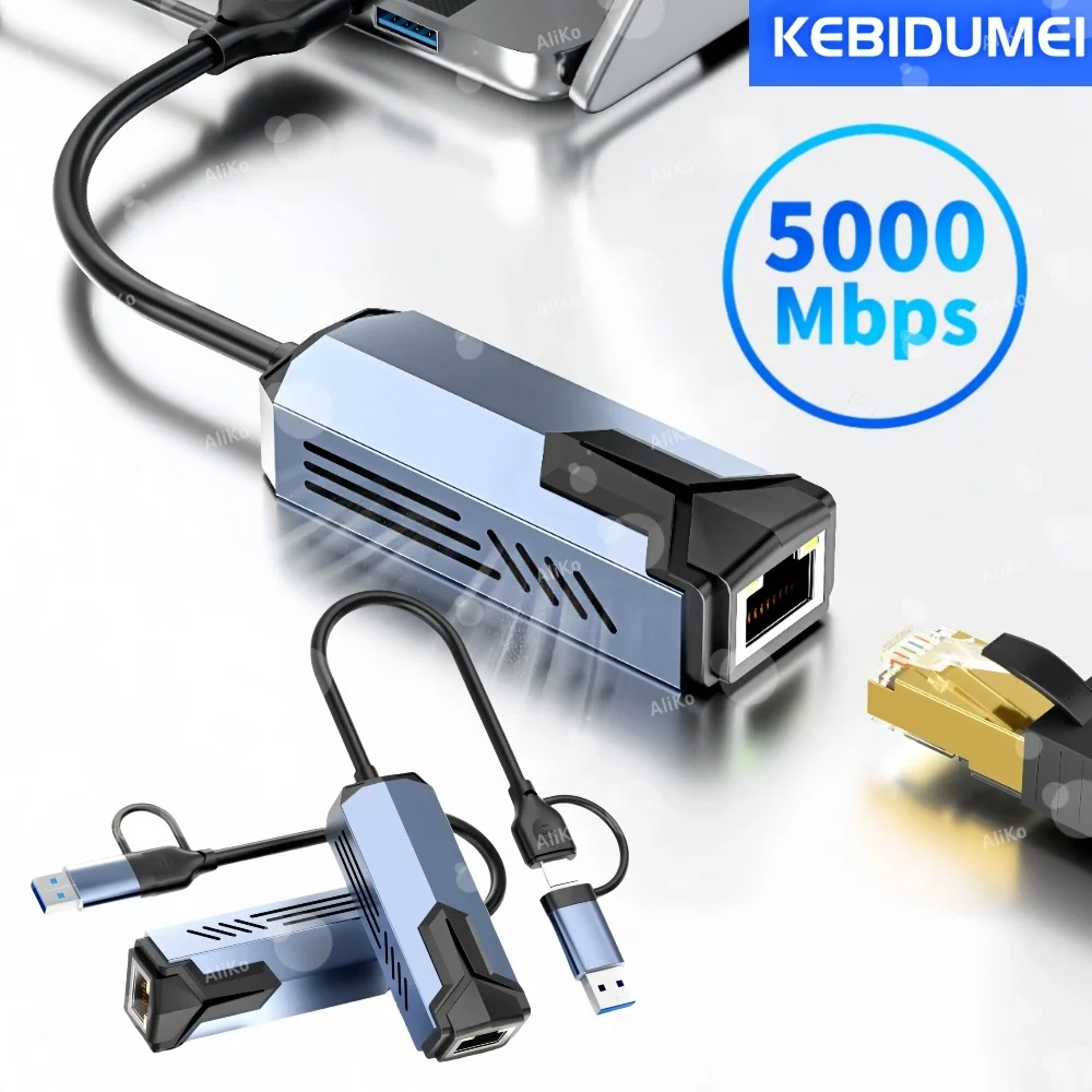 Ethernet-адаптер 5000 Мбит/с 5G USB 3.0 типа C к сетевой карте RJ45 Проводной Ethernet-гигабитный адаптер Lan Card Hub для MacBook iPad
Ethernet-адаптер 5000 Мбит/с 5G USB 3.0 типа C к сетевой карте RJ45 Проводной Ethernet-гигабитный адаптер Lan Card Hub для MacBook iPad
