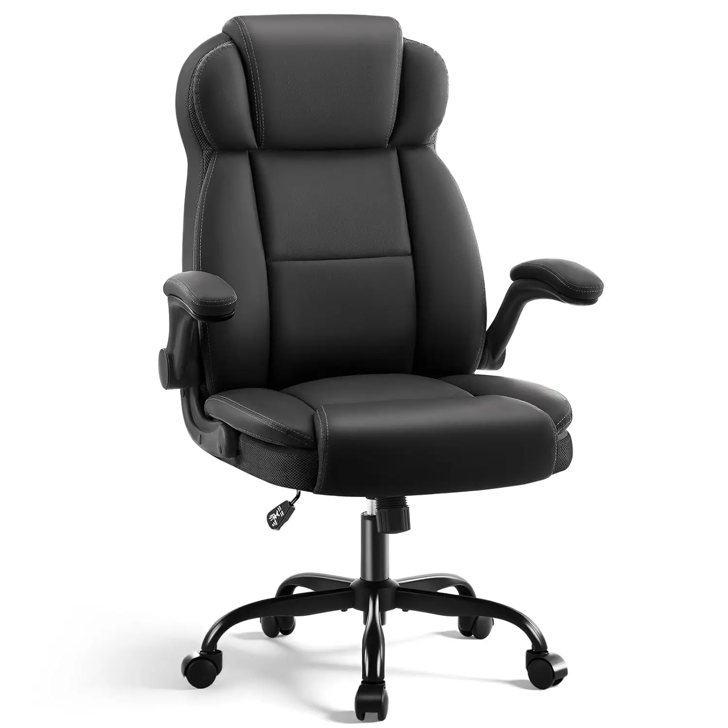 Ergonomic Office Chair with High Back Headrest,PU Leather Executive Desk Chair Padded Flip-Up Armrests,Lumbar, Customized
Ergonomic Office Chair with High Back Headrest,PU Leather Executive Desk Chair Padded Flip-Up Armrests,Lumbar, Customized
