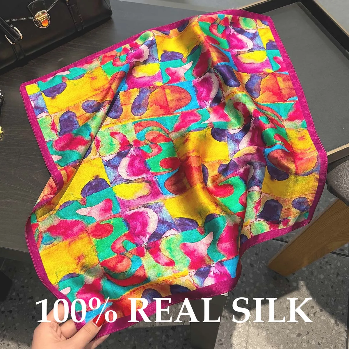Новый 100% натуральный шелковый шарф, платок для женщин, роскошный, высокое качество, модный, простой дизайн, квадратные шарфы, шаль с принтом
Новый 100% натуральный шелковый шарф, платок для женщин, роскошный, высокое качество, модный, простой дизайн, квадратные шарфы, шаль с принтом