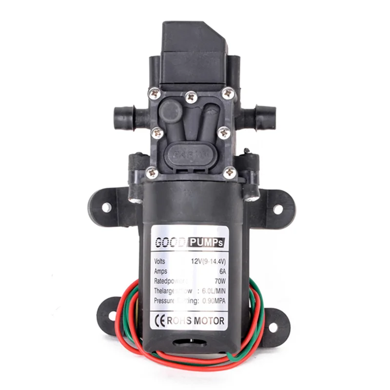 1Pcs Automatic Flow Switch 6L/Min DC12V 70W 130PSI AUTO Diaphragm Water Pump Self Priming Pumps, Straight
1Pcs Automatic Flow Switch 6L/Min DC12V 70W 130PSI AUTO Diaphragm Water Pump Self Priming Pumps, Straight