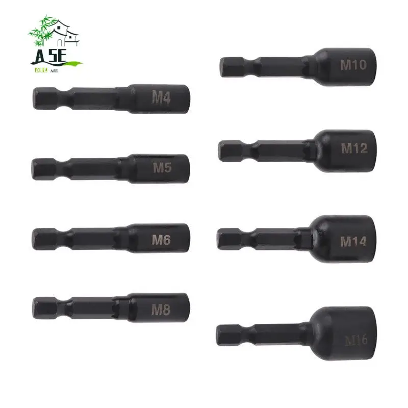 A05E-8Pcs Tap Die Socket Adapter 1/4 Inch Hex Shank Machine Screw Metric Plug Threading Tool For Electric Drill M4-M16
A05E-8Pcs Tap Die Socket Adapter 1/4 Inch Hex Shank Machine Screw Metric Plug Threading Tool For Electric Drill M4-M16